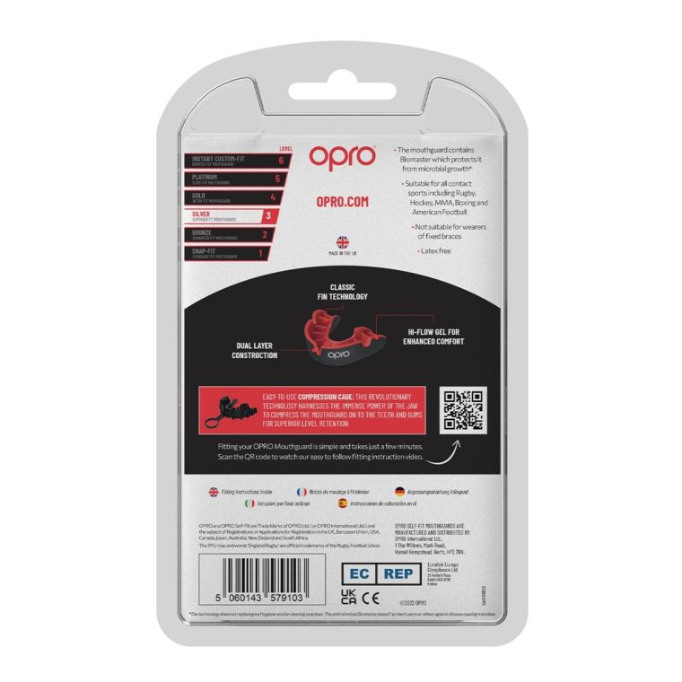 Opro Bucal Self-Fit G5 - Silver