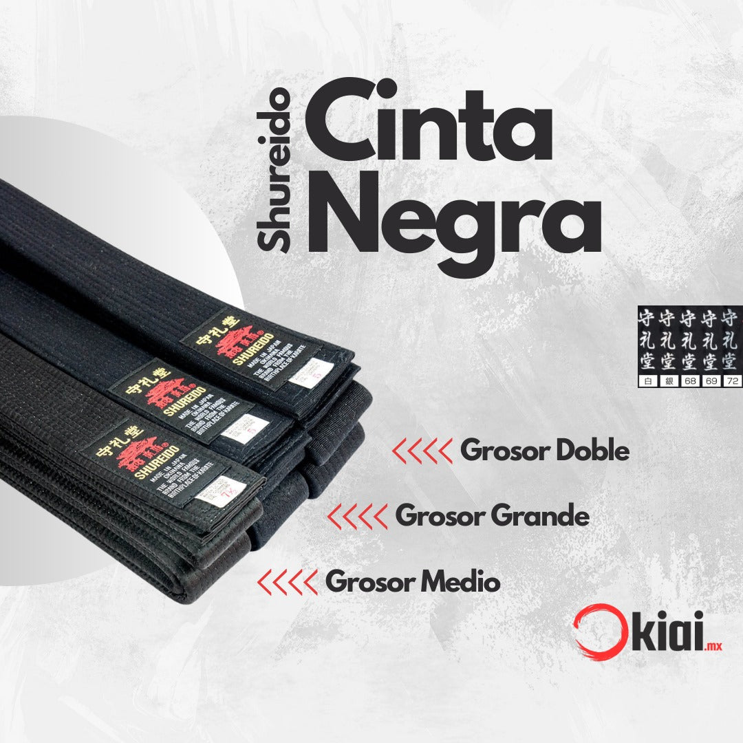 Shureido Black Belt Special thick inner & outer construction satin