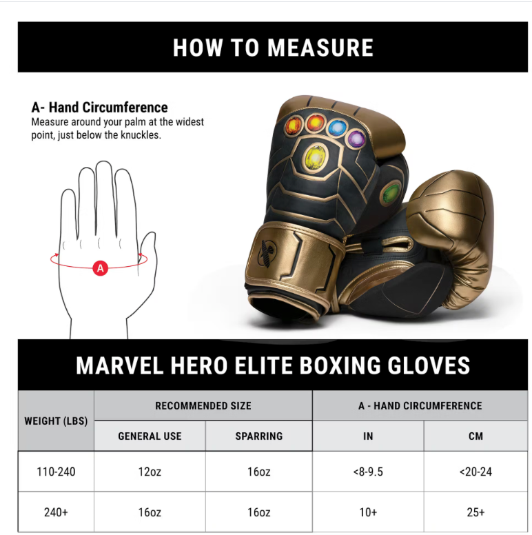 Guantes de Boxeo Marvel – Hayabusa
