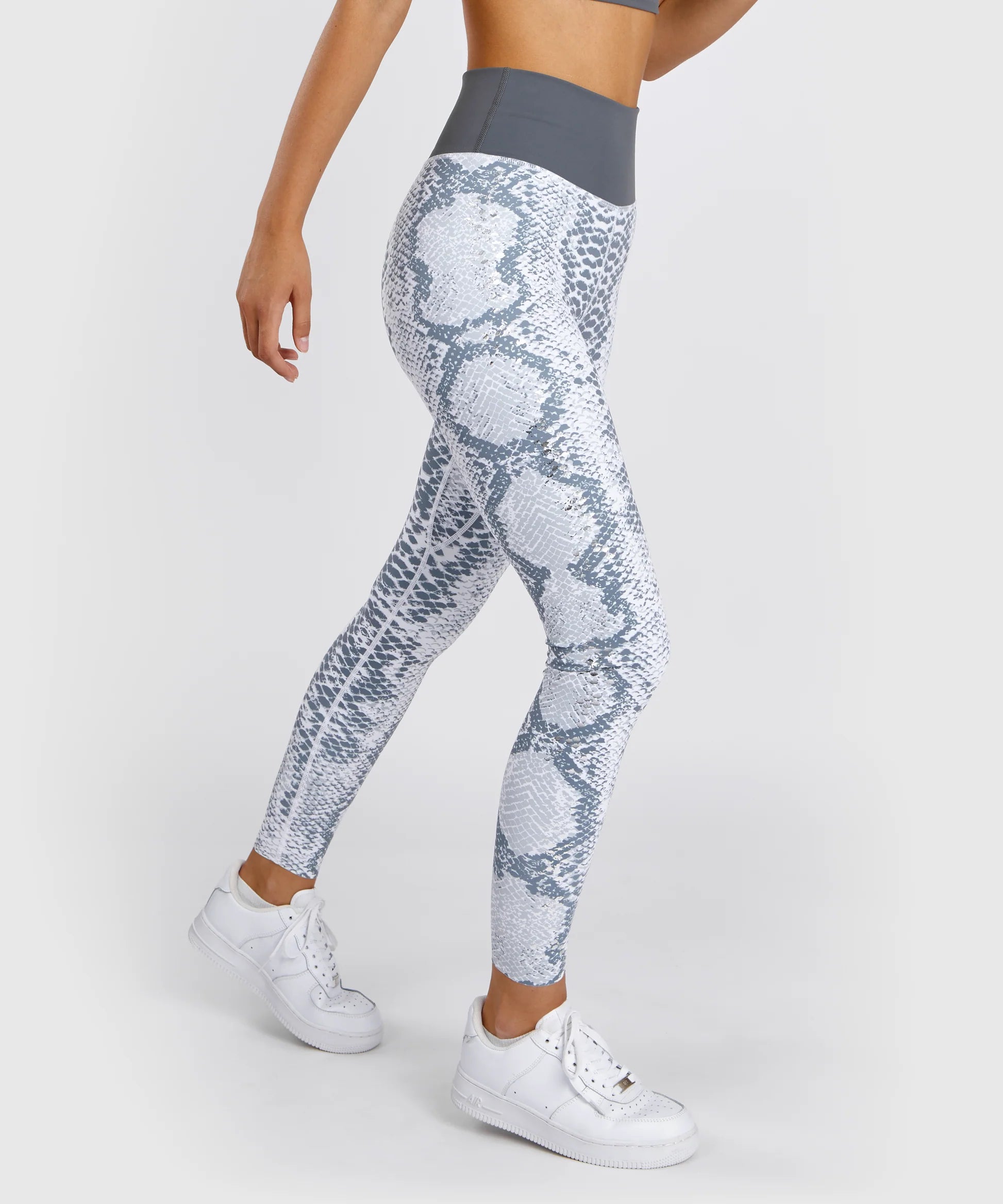 Grey snake leggings hotsell