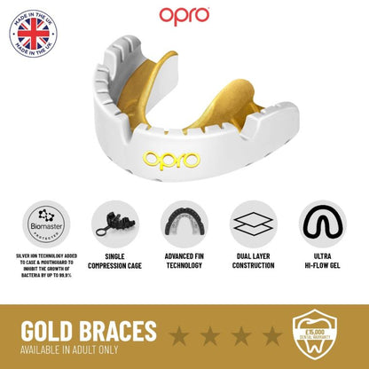 Opro Bucal Self-Fit Gold Braces